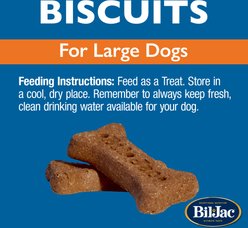 Bil-Jac Large Biscuit Crunchy Dog Treats, 4-lb bag slide 2 of 7