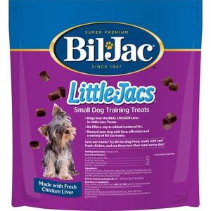 Bil-Jac Little-Jacs Small Dog Chicken Liver Training Dog Treats, 16-oz bag