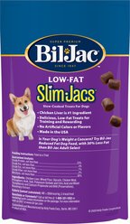 Bil-Jac Low-Fat SlimJacs Slow-Cooked Dog Treat, 4-oz pouch slide 2 of 5
