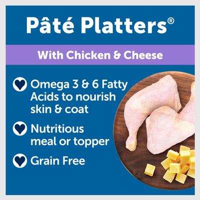 Show full view: Bil-Jac Pate Platters with Chicken & Cheese Canned Dog Food, 13-oz, case of 12 slide 7 of 8