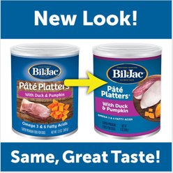 Bil-Jac Pate Platters with Duck & Pumpkin Canned Dog Food, 13-oz, case of 12 slide 2 of 6