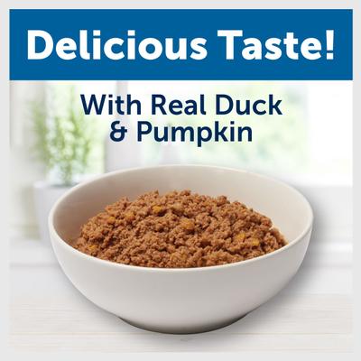 Show full view: Bil-Jac Pate Platters with Duck & Pumpkin Canned Dog Food, 13-oz, case of 12 slide 5 of 9