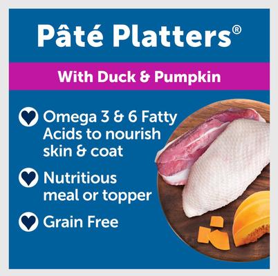 Show full view: Bil-Jac Pate Platters with Duck & Pumpkin Canned Dog Food, 13-oz, case of 12 slide 7 of 9