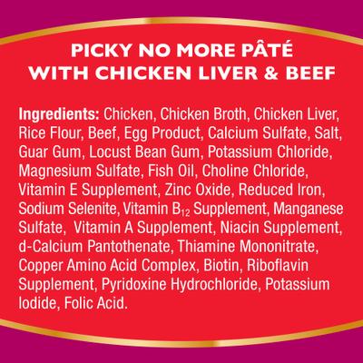 Show full view: Bil-Jac Picky No More Chicken Liver & Beef Recipe Pate Canned Dog Food, 13-oz, case of 12 slide 7 of 7