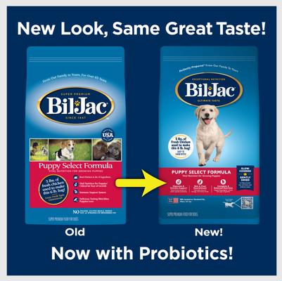 Show full view: Bil-Jac Puppy Select Chicken Recipe Dry Dog Food, 15-lb bag slide 3 of 9