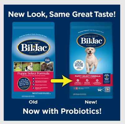 Show full view: Bil-Jac Puppy Select Chicken Recipe Dry Dog Food, 6-lb bag slide 3 of 9