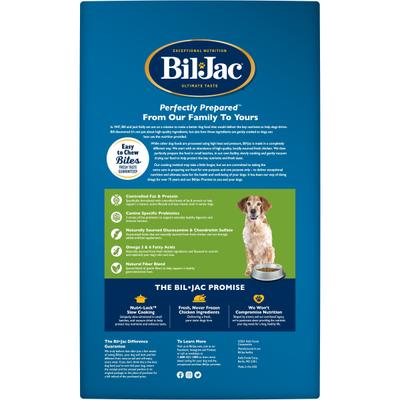 Show full view: Bil-Jac Senior Select Chicken & Oatmeal Recipe Dry Dog Food, 15-lb bag slide 4 of 9