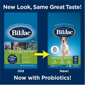 Bil-Jac Senior Select Chicken & Oatmeal Recipe Dry Dog Food, 30-lb bag