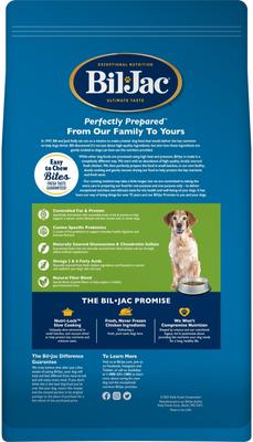 Show full view: Bil-Jac Senior Select Chicken & Oatmeal Recipe Dry Dog Food, 6-lb bag slide 4 of 9
