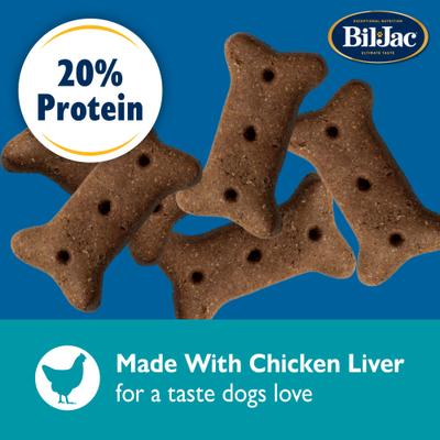 Show full view: Bil-Jac Small & Medium Biscuit Crunchy Dog Treats, 4-lb bag slide 4 of 9