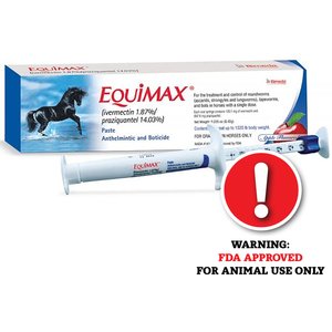 Bimeda Equimax Ivermectin & Praziquantel Paste Horse Dewormer, 6.42-gm