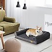 Show in main carousel: BingoPaw Orthopedic Sofa Dog & Cat Bed with Removable Cover, Grey, Large slide 4 of 9