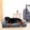 Show in main carousel: BingoPaw Orthopedic Sofa Dog & Cat Bed with Removable Cover, Grey, Large slide 4 of 11