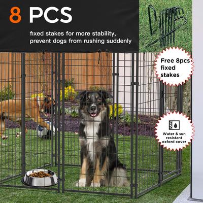 Show full view: BingoPaw Outdoor Dog & Cat Kennel with Cover, Black, X-Small slide 9 of 11