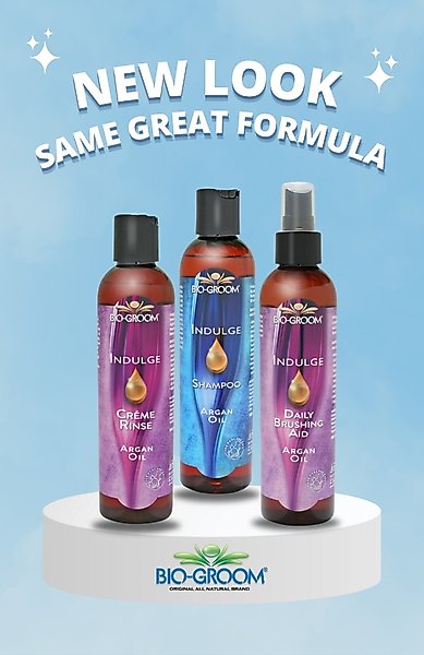 Show full view: Bio-Groom Indulge with Argan Oil Daily Brushing Aid Dog Spray, 8-fl oz bottle slide 6 of 8