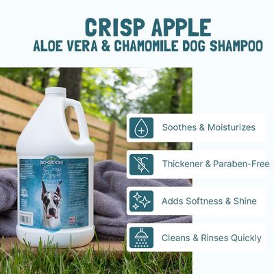 Show full view: Bio-Groom Natural Scents Crisp Apple Scented Dog Shampoo, 12-fl oz bottle slide 2 of 6