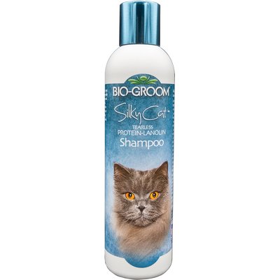 Bio-Groom Bio-Groom Silky Cat Tearless Protein Lanolin Cat Shampoo, 8-fl oz bottle