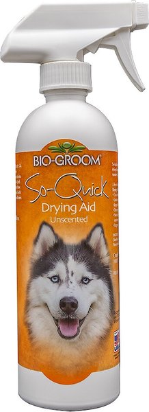 Show full view: Bio-Groom So-Quick Drying Aid Spray for Dogs & Cats, 16-fl oz bottle slide 1 of 4