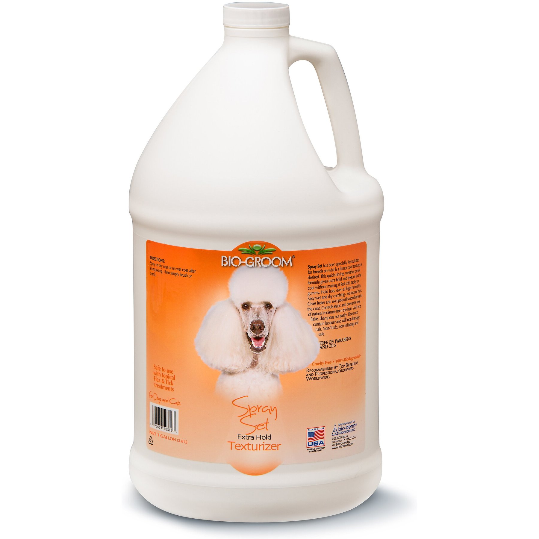 Bio-Groom Spray Set Extra Hold Dog Coat Texturizer, 1-gallon