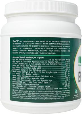 Show full view: BioEZ Digestive Optimizer Apple Flavor Powder Horse Supplement, 32-oz tub slide 3 of 6