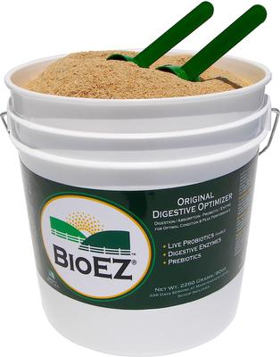 Show full view: BioEZ Digestive Optimizer Apple Flavor Powder Horse Supplement, 80-oz pail slide 2 of 4