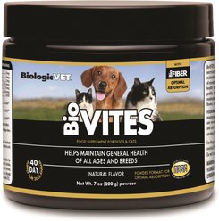 Biologic Vet BIOVET VITES Complete Multi-Nutrient Dog & Cat Supplement, 7-oz jar