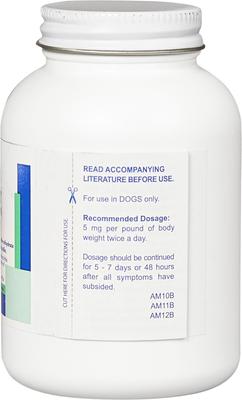 Show full view: Biomox (Amoxicillin) Tablets for Dogs, 100-mg, 60 tablets slide 3 of 7