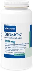 Biomox (Amoxicillin) Tablets for Dogs, 200-mg, 30 tablets slide 1 of 5