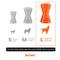 Show in main carousel: Bionic Bone Tough Treating Dog Chew Toy, Orange, Large: 6-in slide 3 of 9