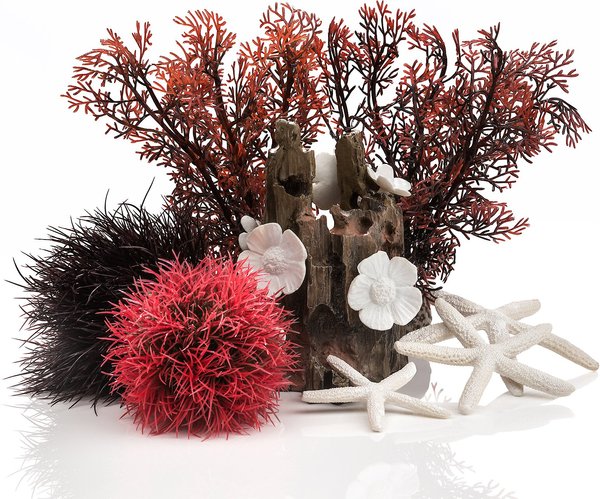 BIORB Aquarium Decor Set, 4-gal, Red Forest