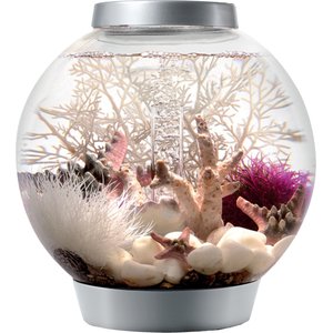 biOrb Classic LED Fish Aquarium, Silver, 4-gal