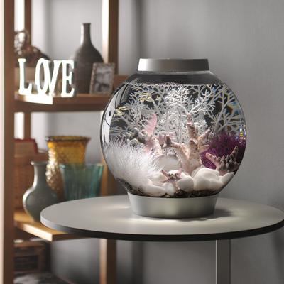 Show full view: biOrb Classic LED Fish Aquarium, Silver, 4-gal slide 4 of 5