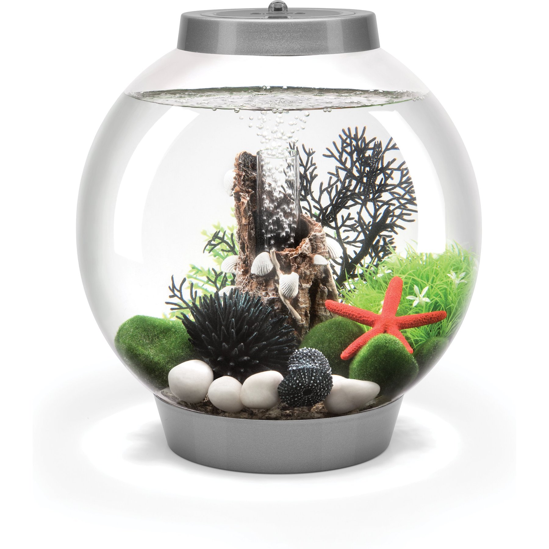 biOrb CLASSIC 60 MCR Aquarium, Silver, 4-gal