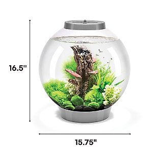 biOrb CLASSIC MCR Aquarium, Silver, 8-gal