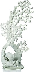 biOrb Fan Coral Aquarium Ornament, White, Large