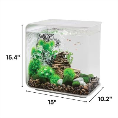 Show full view: biOrb FLOW LED Aquarium, White, 8-gal slide 2 of 4