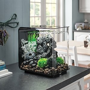 biOrb FLOW MCR Aquarium, Black, 4-gal