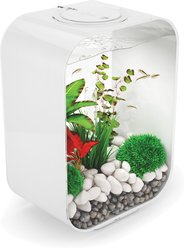 biOrb LIFE LED Aquarium, White, 4-gal