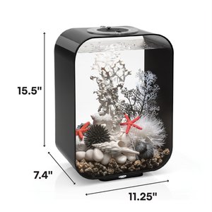 biOrb LIFE MCR Aquarium, Black, 4-gal