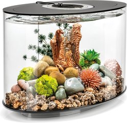 biOrb LOOP 15 MCR Light Fish Aquarium, 4-gal, Black