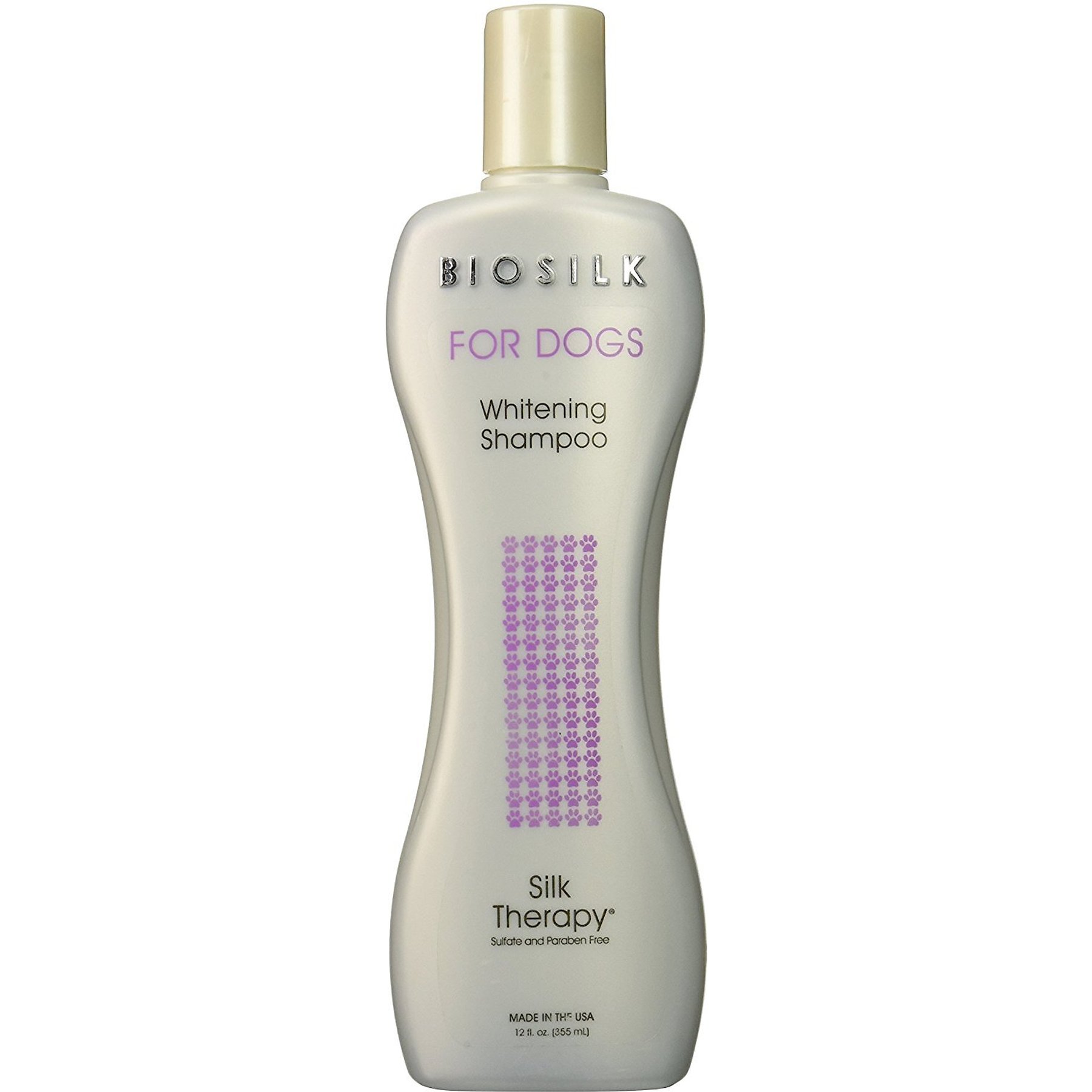 BioSilk Therapy Whitening Dog Shampoo, 12-fl oz bottle