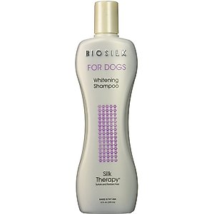 BioSilk Therapy Whitening Dog Shampoo, 12-fl oz bottle