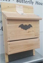 Bird Houses by Mark 3 Chamber Cedar Bat House, Large slide 1 of 4