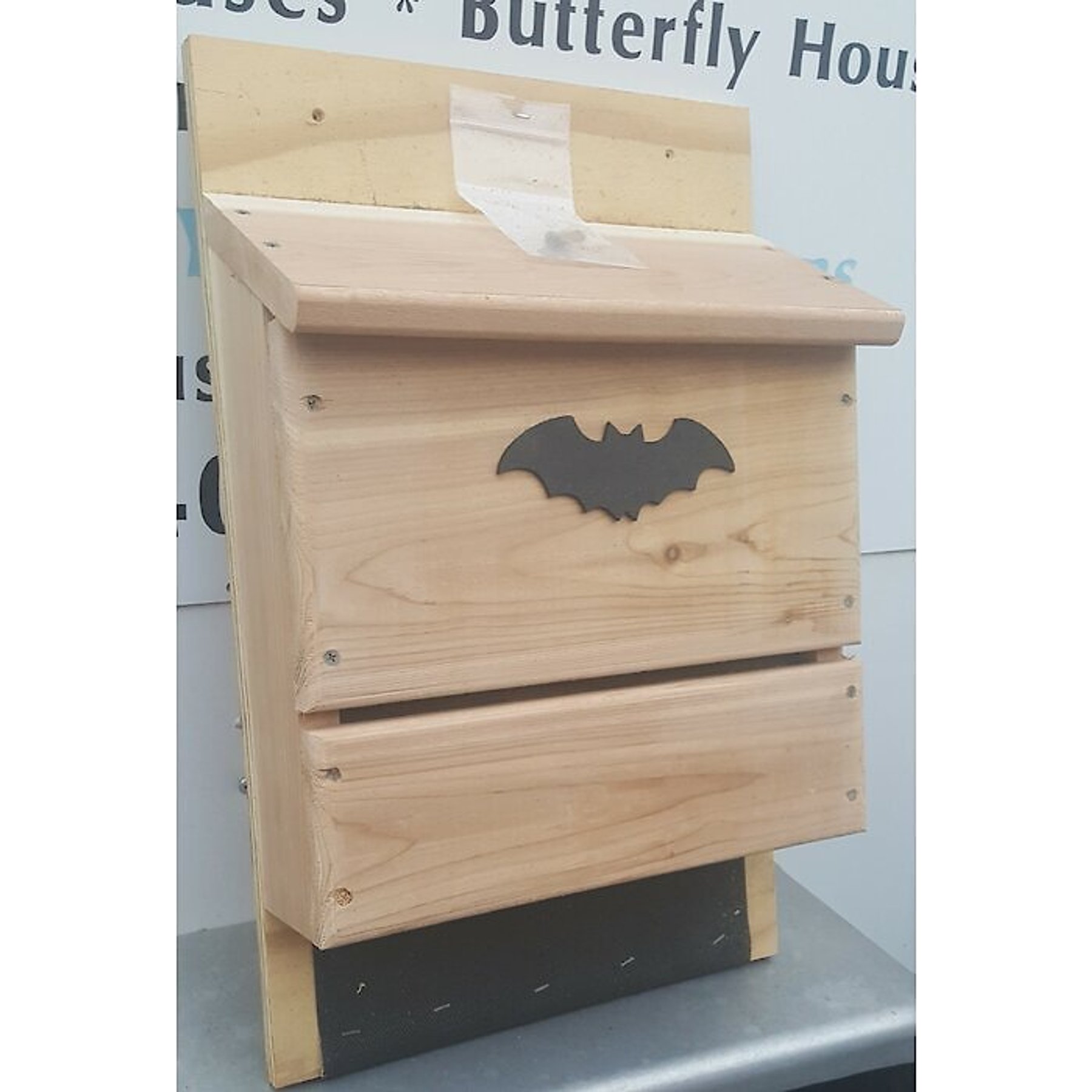 Bird Houses by Mark 3 Chamber Cedar Bat House, Large