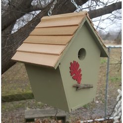 Bird Houses by Mark Cabin Bird House, Sage