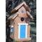 Show in main carousel: Bird Houses by Mark Cedar Cottage Bird House, Blue slide 1 of 3