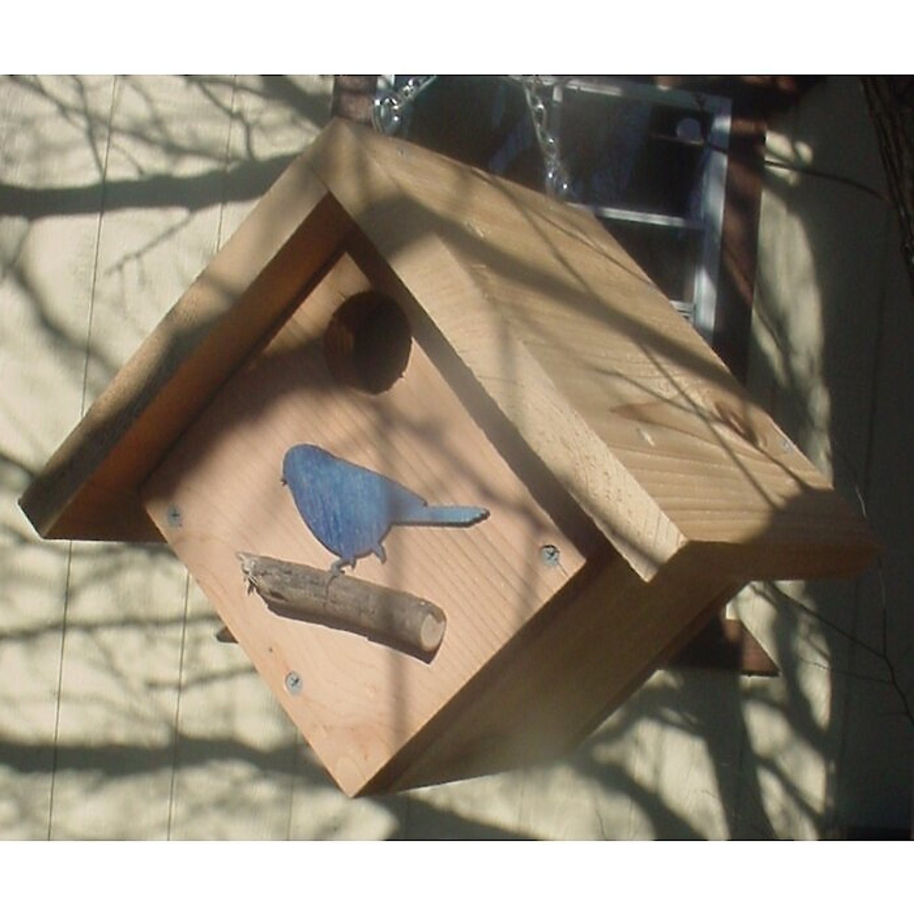Bird Houses by Mark Cedar Cube Bird House
