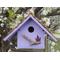 Show in main carousel: Bird Houses by Mark Chateau Wren Bird House, Lavender slide 2 of 5