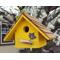 Show in main carousel: Bird Houses by Mark Chateau Wren Bird House, Yellow slide 3 of 4