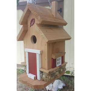 Bird Houses by Mark Chesapeake Cedar Bird House, Red